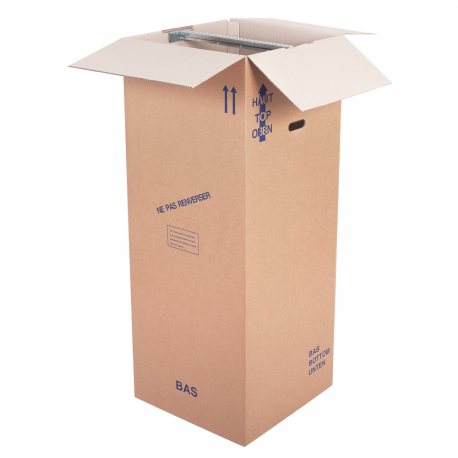 Carton penderie grande hauteur - CartonDemenagement.com