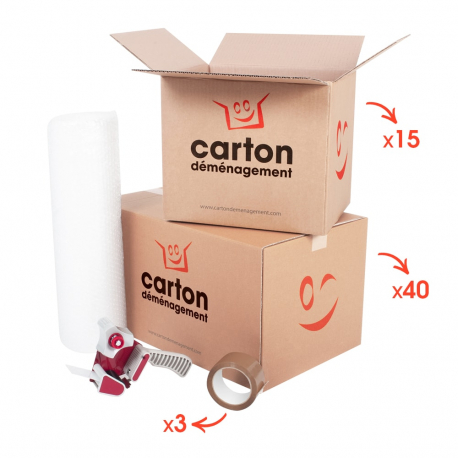 Kit de déménagement pour T3 - T4 - CartonDemenagement.com