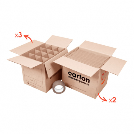 Cartons de déménagement et emballages