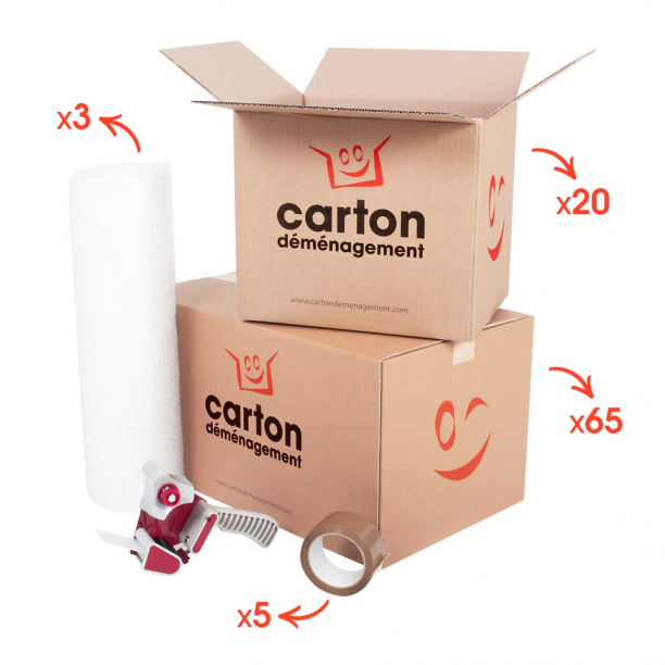 Kit déménagement T5 - T6 - CartonDemenagement.com Kit déménagement T5 - T6 - CartonDemenagement.com