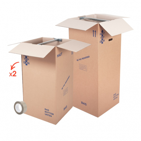 Kit cartons grande penderie