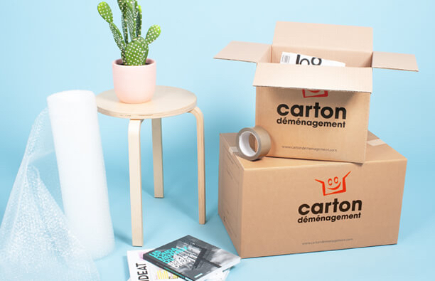 Boîtes d'expédition, boîtes de déménagement et boîtes en carton