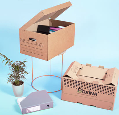 Kit 60 cartons déménagement standard avec 3 rouleaux d'adhésif gratuits :  : Fournitures de bureau